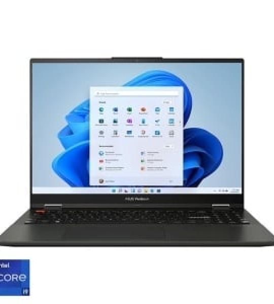 Laptop Asus Vivobook S 16 Flip Oled, Intel Core i9-13900H, 16", 120Hz, Touchscreen, Rezolutie 3200 x 2000, 16 GB DDR4, SSD de 1 TB, Intel Iris Xe Graphics