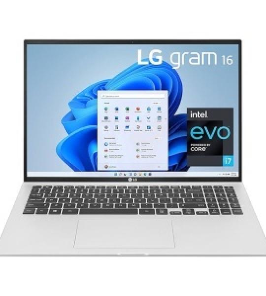 Laptop LG Gram 16Z90P, Intel Core i7-1165G7, 16", Rezolutie 2560x1600, 16 GB DDR4, SSD de 512 GB, Intel Iris Xe Graphics